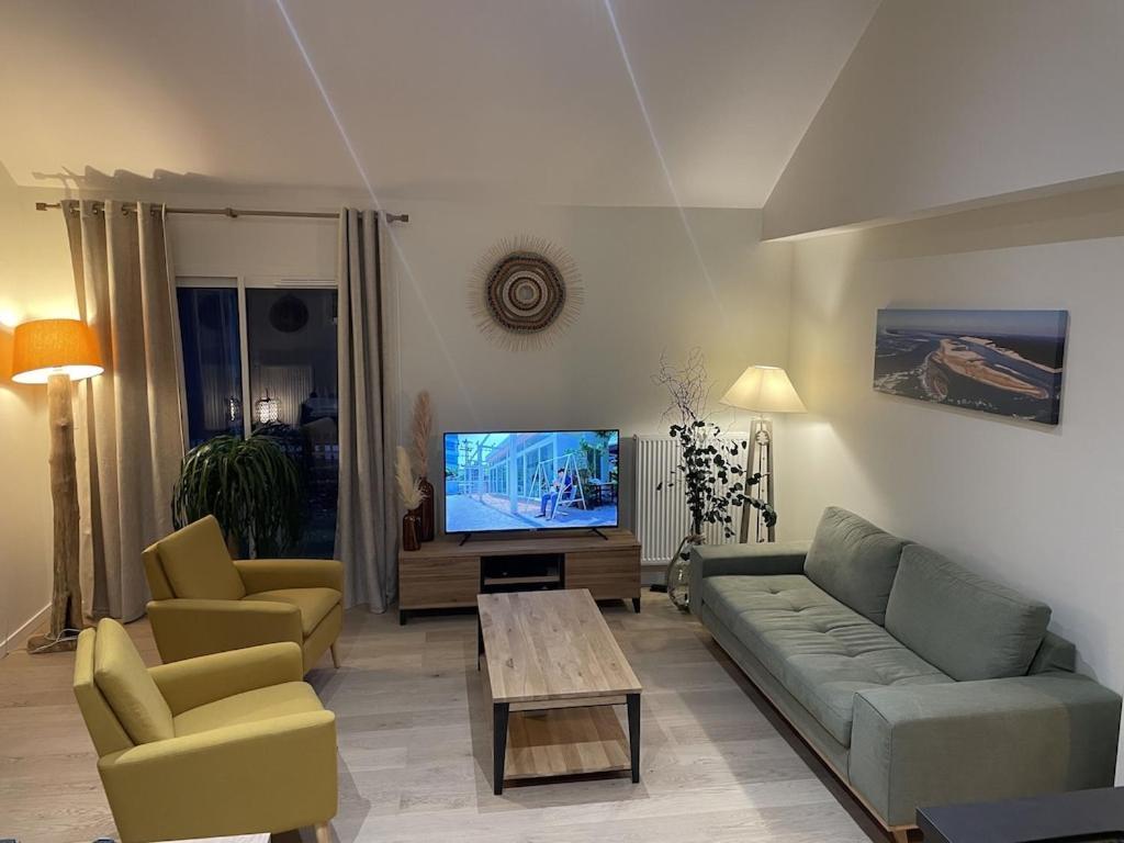 Ville Les Flots Bleus Proche Golf Arcachon 拉特斯特德布赫 外观 照片